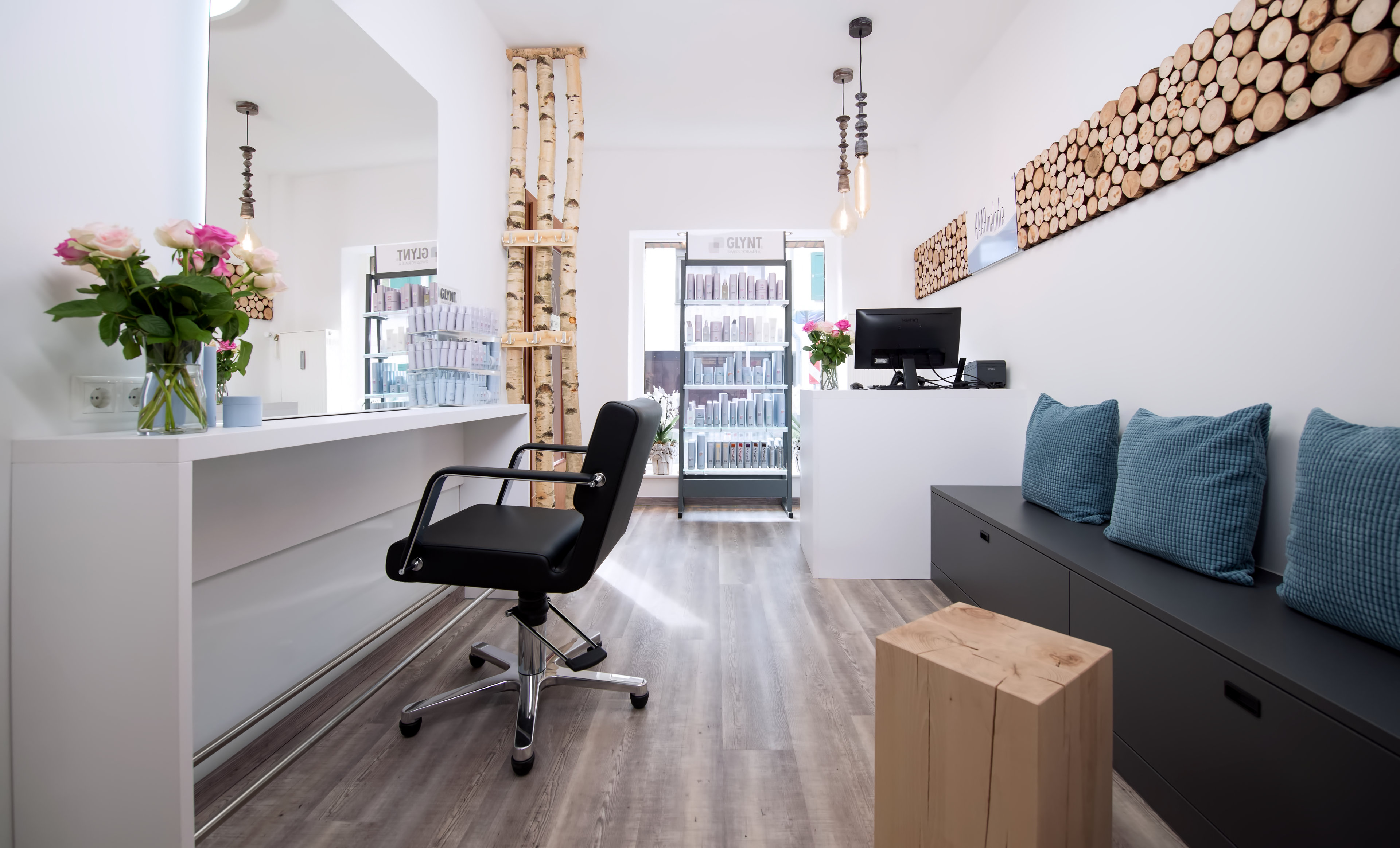 Friseursalon Empfangs- und Eingangsbereich